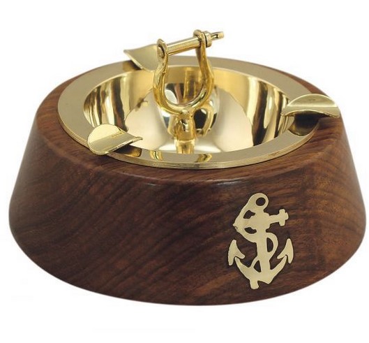 Popolník s motívom kotva Ø 12 cm